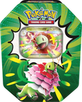 Mega Meganium ex Pokémon TCG Ascended Heroes tin, front view