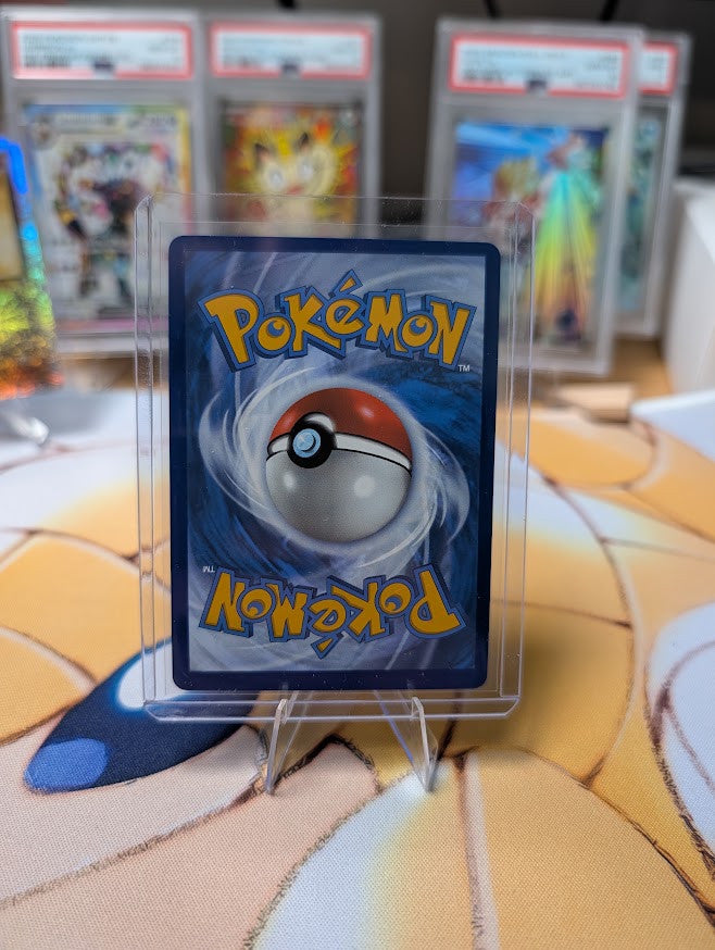 Back of the exact Eevee ex 075/131 English card — Near Mint