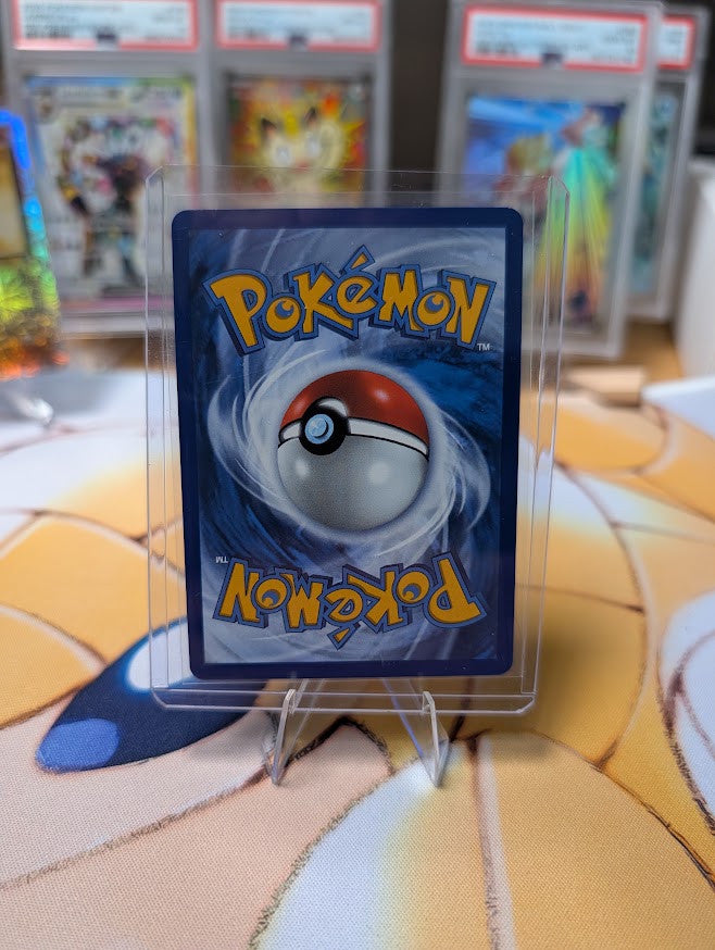Back of the exact Eevee ex 174 English card — Near Mint