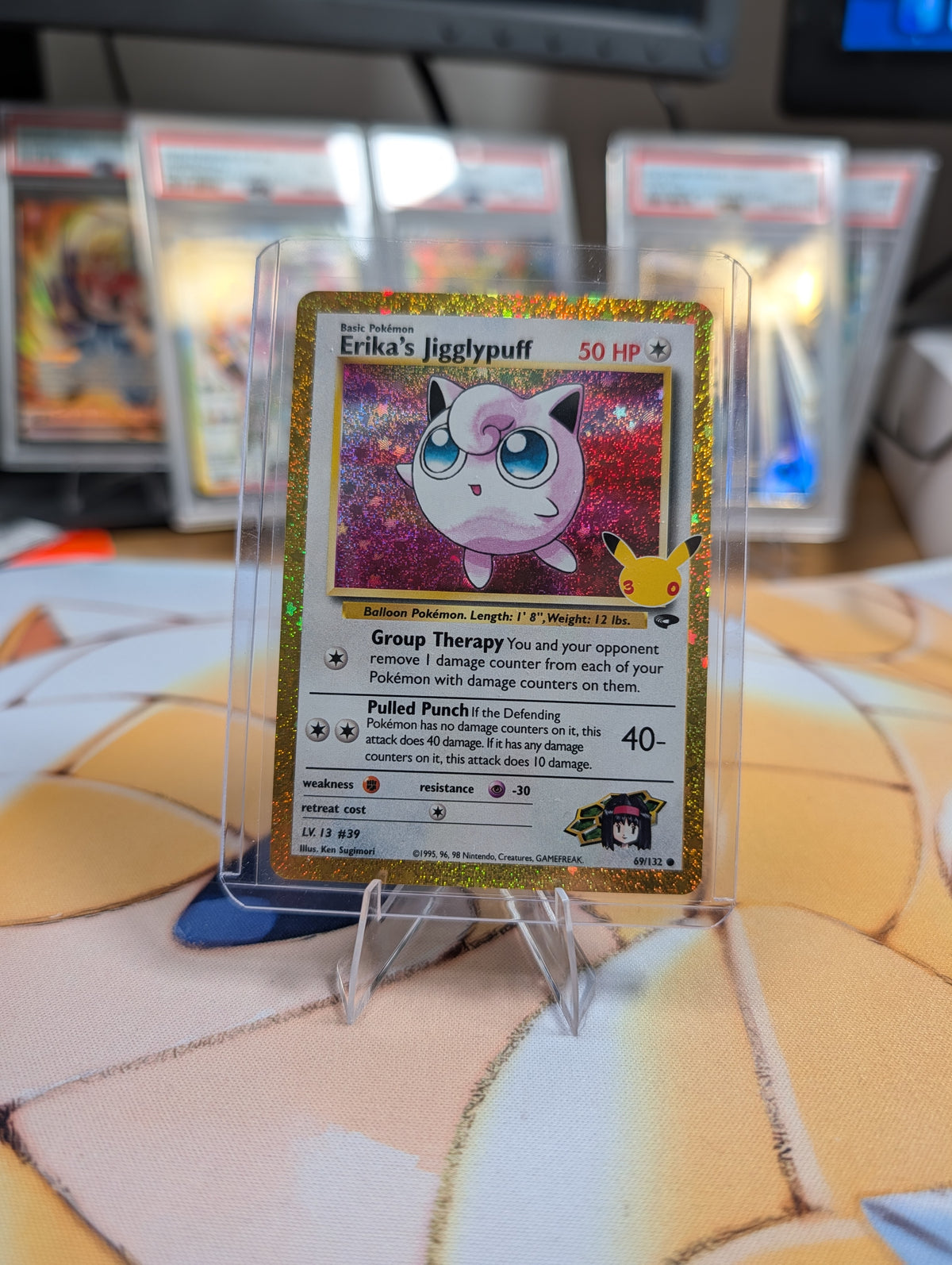 Erika’s Jigglypuff 69/132 — front of the exact card