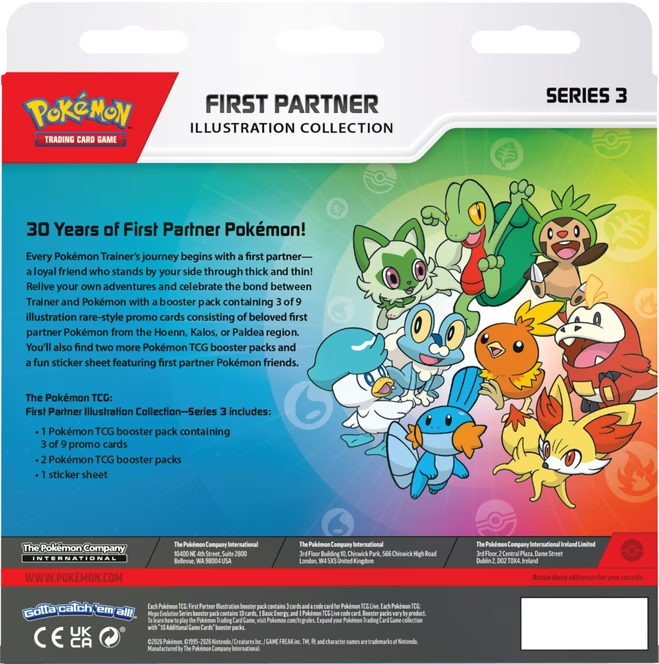 Pokémon TCG: First Partner Illustration Collection — Series 3