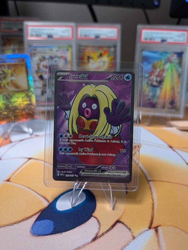 Front of the exact Jynx ex 191/165 English card — Near Mint
