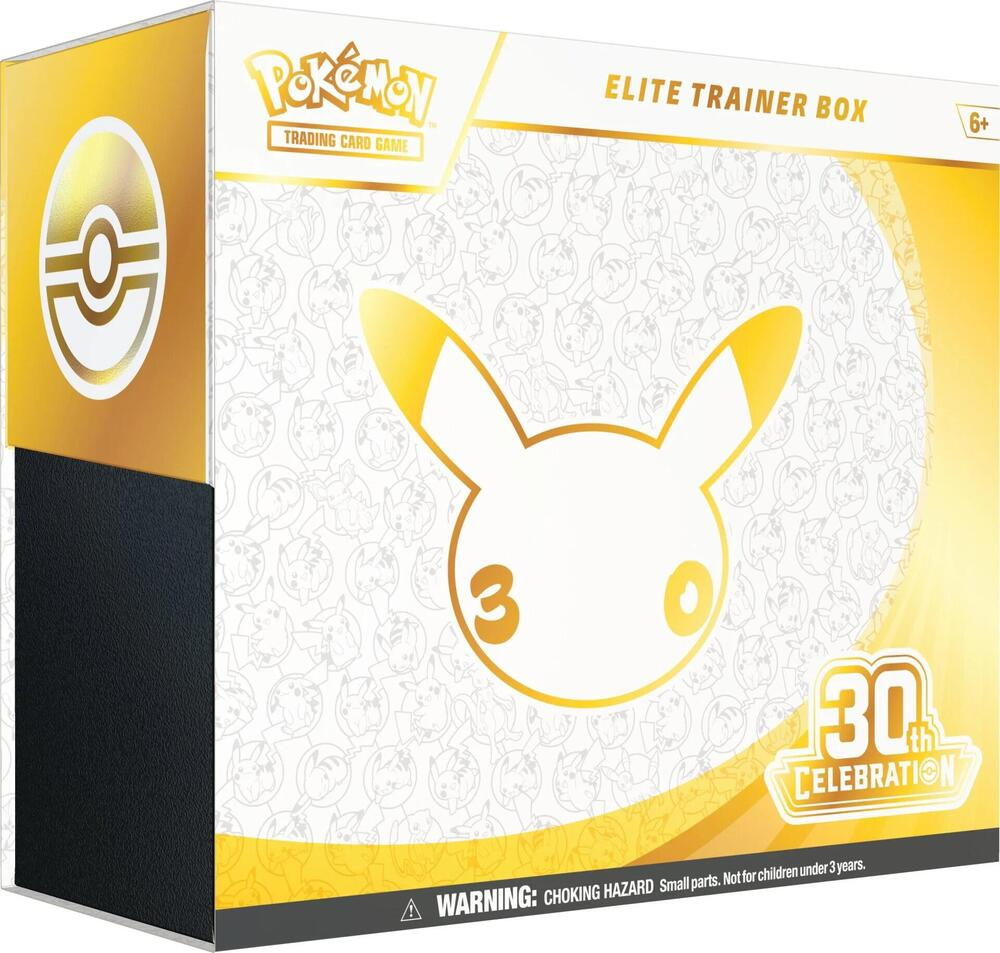 Pokémon TCG 30th Celebration Elite Trainer Box, English edition, front packaging