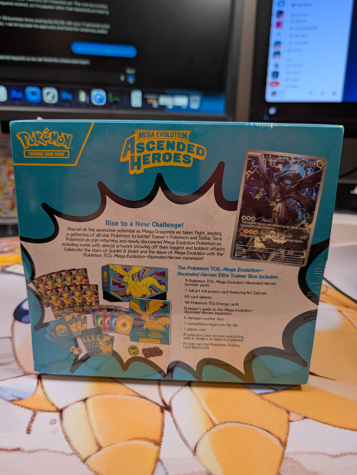 Pokémon TCG: Ascended Heroes Elite Trainer Box — back packaging