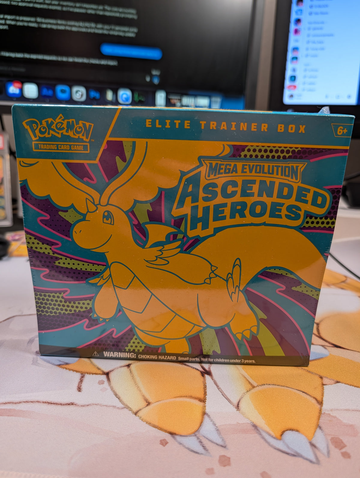 Pokémon TCG Ascended Heroes standard Elite Trainer Box, sealed front packaging